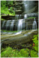 Rock Bluffs, Moss, Waterfall: Near Valhalla Park, BC Rock Bluffs, Moss, Waterfall: Near Valhalla Park, BC
